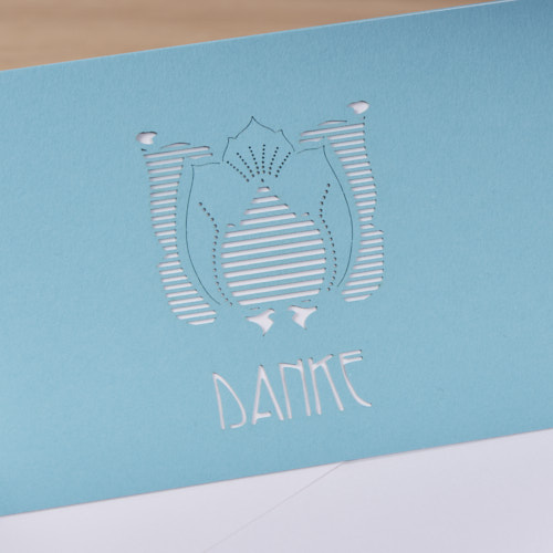 Dankeskarte "Artdeco"